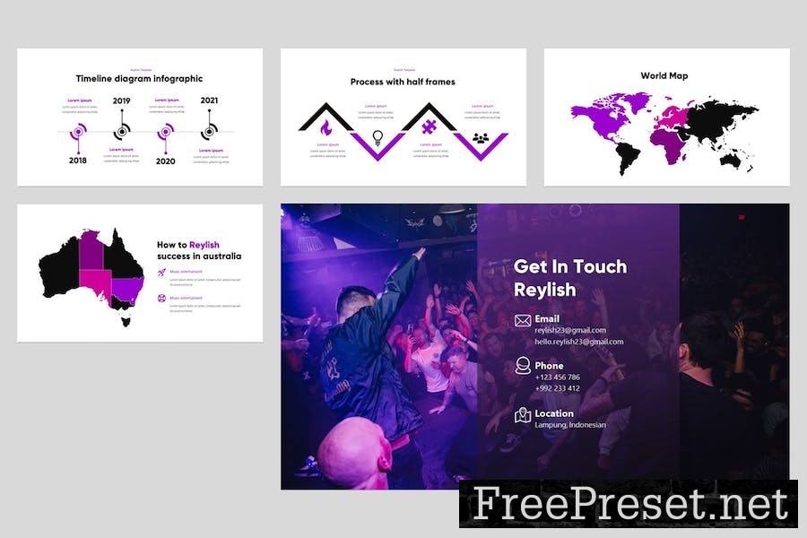 Reylish - Music Event Keynote Template YAK5DU4