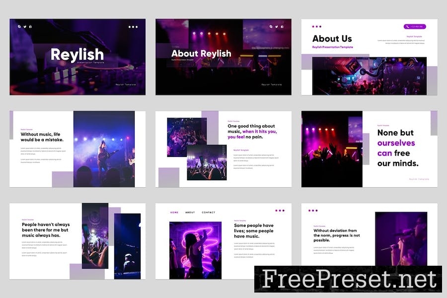 Reylish - Music Event Keynote Template YAK5DU4