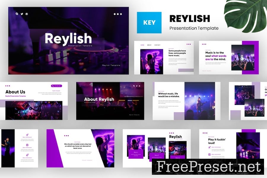 Reylish - Music Event Keynote Template YAK5DU4