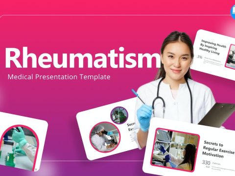 Rheumatism Pink Creative Medical Geometric Keynote XPCZN6Q