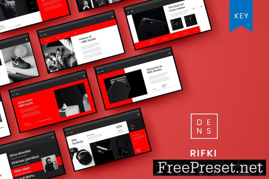 Rifki – Busines s Keynote Template N4NQ2TM