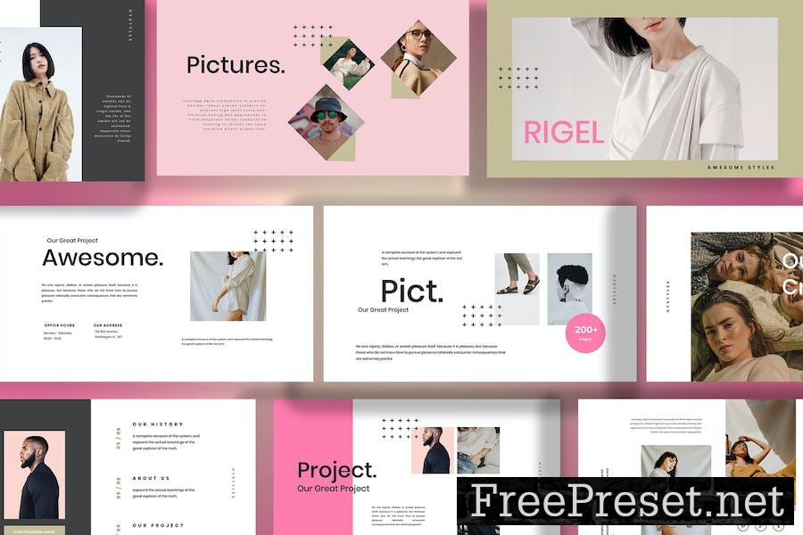 Rigel Powerpoint Template HEFGU39