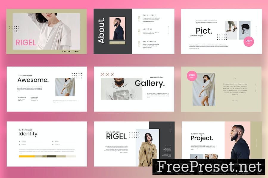 Rigel Powerpoint Template HEFGU39