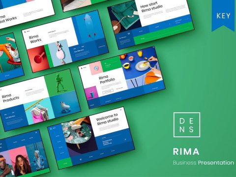 Rima – Business Keynote Template E5QAVGB