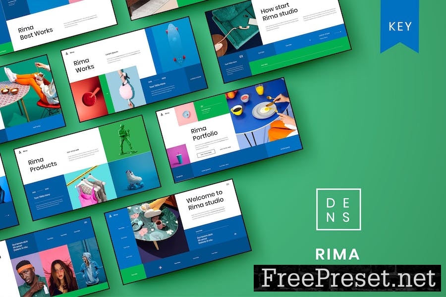 Rima – Business Keynote Template E5QAVGB