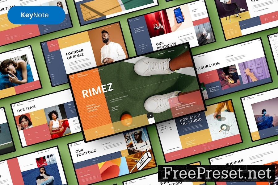 Rimez – Business Keynote Template LSD48YJ