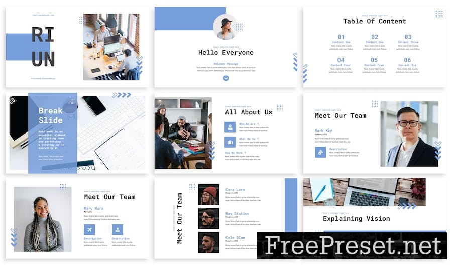 Riun - Business Keynote Template S8NC5BG