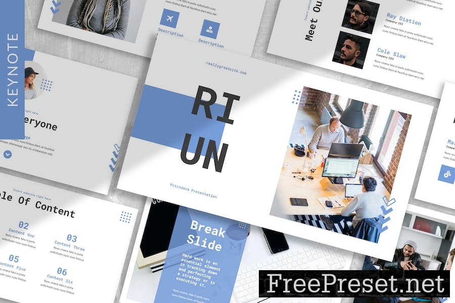 Riun - Business Keynote Template S8NC5BG