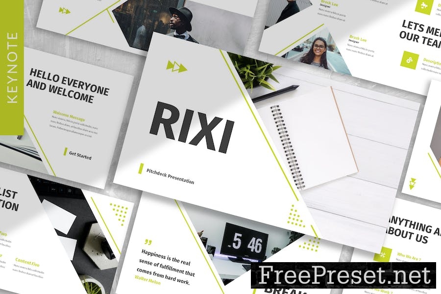 Rixi - Business Keynote Template QTE66N5