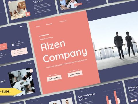 RIZEN- Digital Business Marketing Template | GSL 9VXEHWL