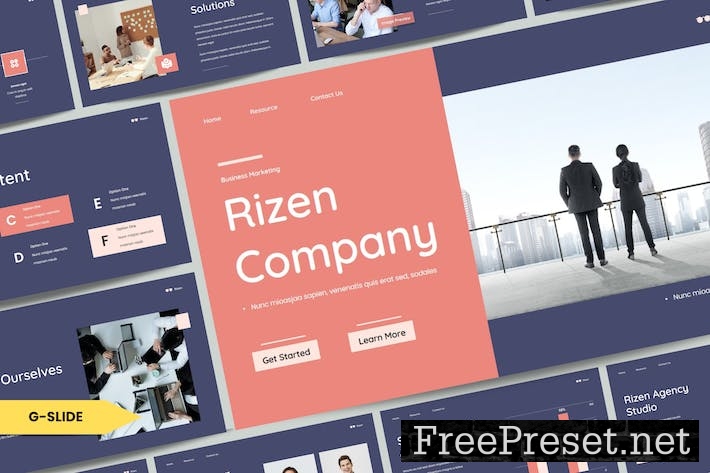 RIZEN- Digital Business Marketing Template | GSL 9VXEHWL