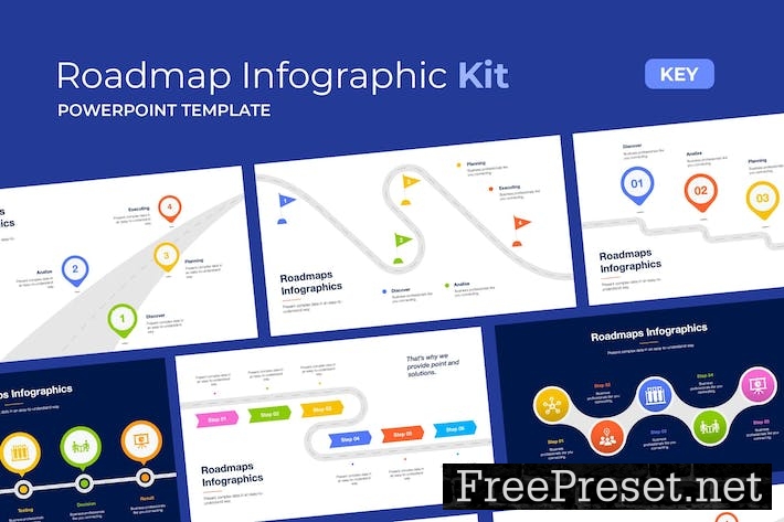 Roadmap Infographic Kit Keynote 774LVB6