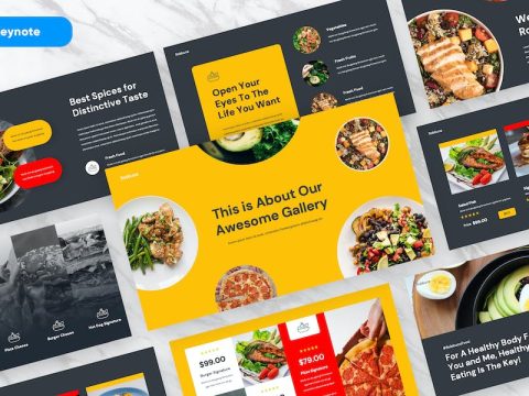 ROBBUCO - Food & Restaurant Keynote Template 7358U38