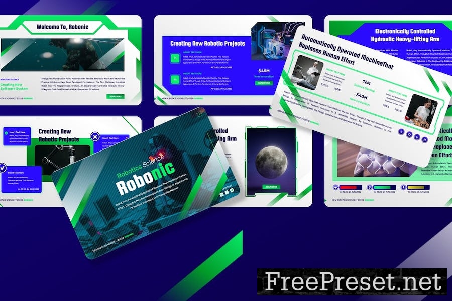 Robonic - Robotics Keynote Templates 9X7USQL