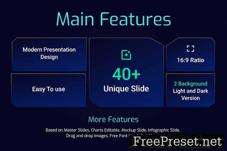 Robot Tech Pitchdeck PowerPoint Template 3PC6SUB