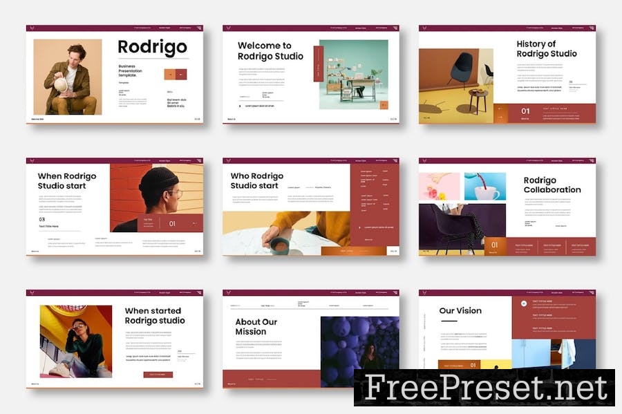 Rodrigo - Business Google Slide Template NTQ32TG