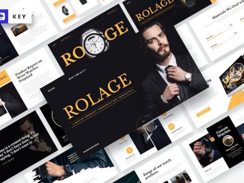 ROLAGE - Watch Product Keynote Template E6W6VKT