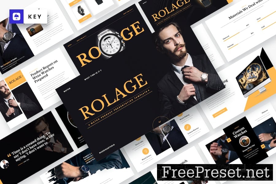 ROLAGE - Watch Product Keynote Template E6W6VKT