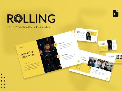 Rolling - Film & Production House Google Slides