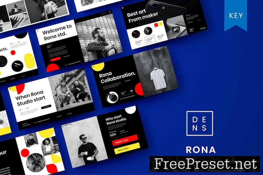 Rona – Business Keynote Template S8ZRR32