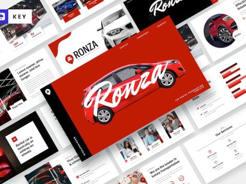 RONZA - Car Rental Keynote Template A2XJR8Y