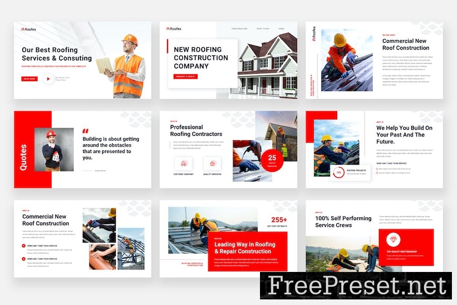 ROOFEX - Roofing Service Keynote Template 24549ZA