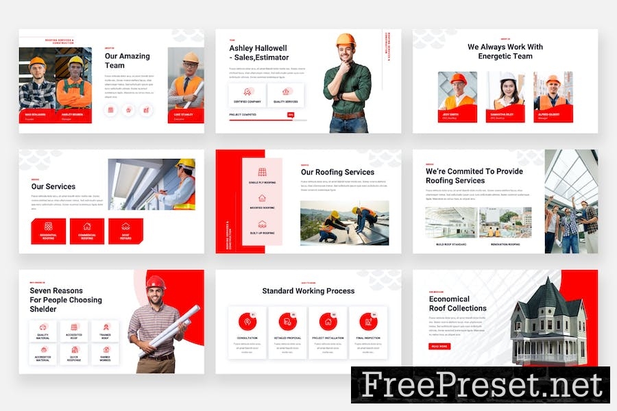 ROOFEX - Roofing Service Keynote Template 24549ZA