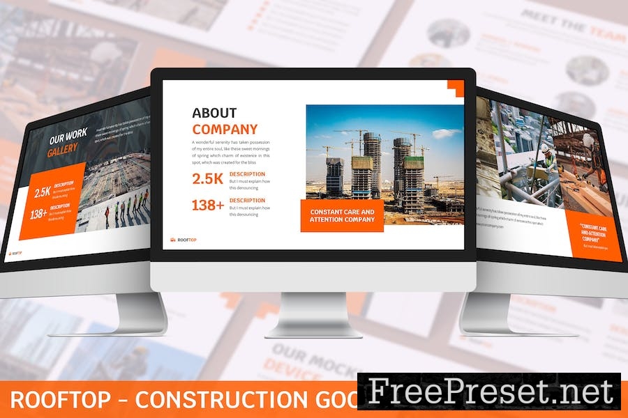 Rooftop - Construction Google Slide Template Z6SQVBQ