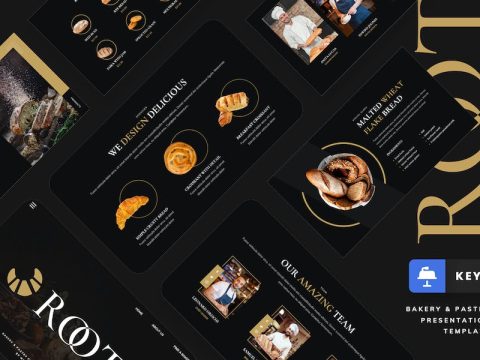 ROOTI - Bakery & Pastry Keynote Template ZK2LJAW