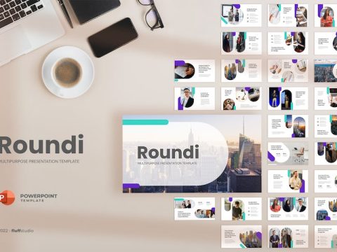 Roundi - Multipurpose PowerPoint Template VTXNVAF