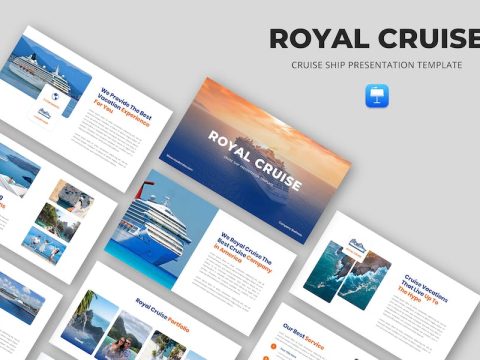 Royal Cruise - Cruise Ship Keynote Template 3EQS82Q