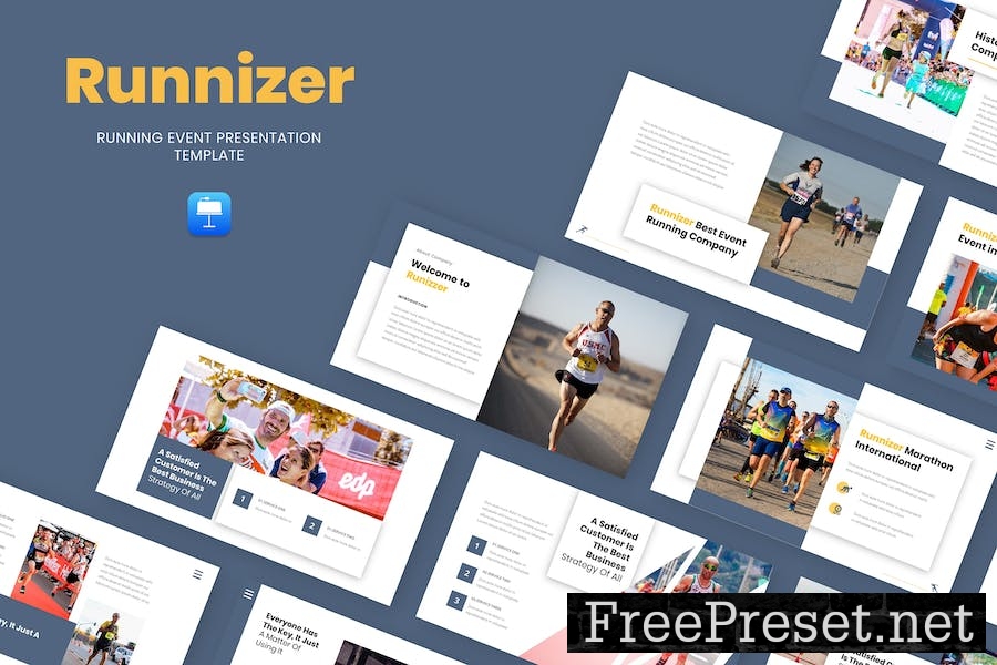 Runnizer - Running Event Keynote Template 94SFA55