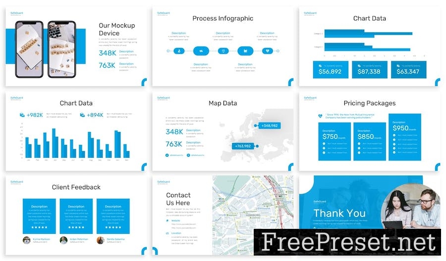 Safeguard - Insurance Powerpoint Template SJ5QX8C