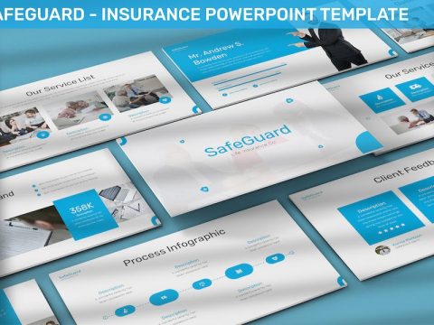 Safeguard - Insurance Powerpoint Template SJ5QX8C