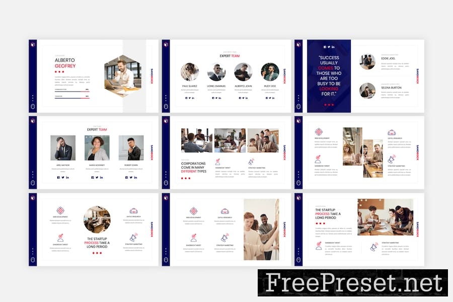 Sandboox - Business Keynote Template LQMH4ZG