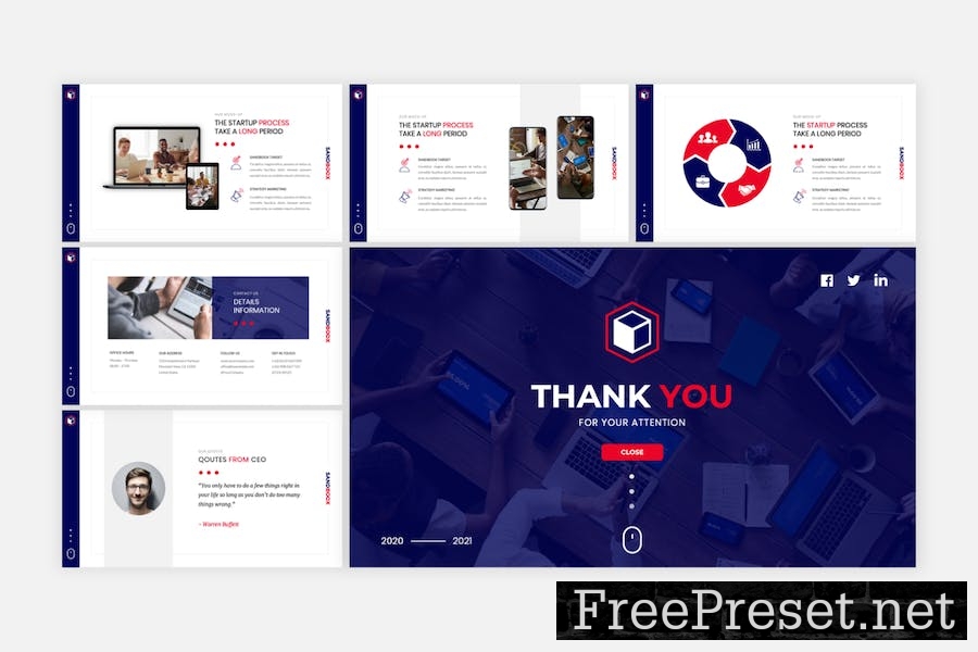 Sandboox - Business Keynote Template LQMH4ZG