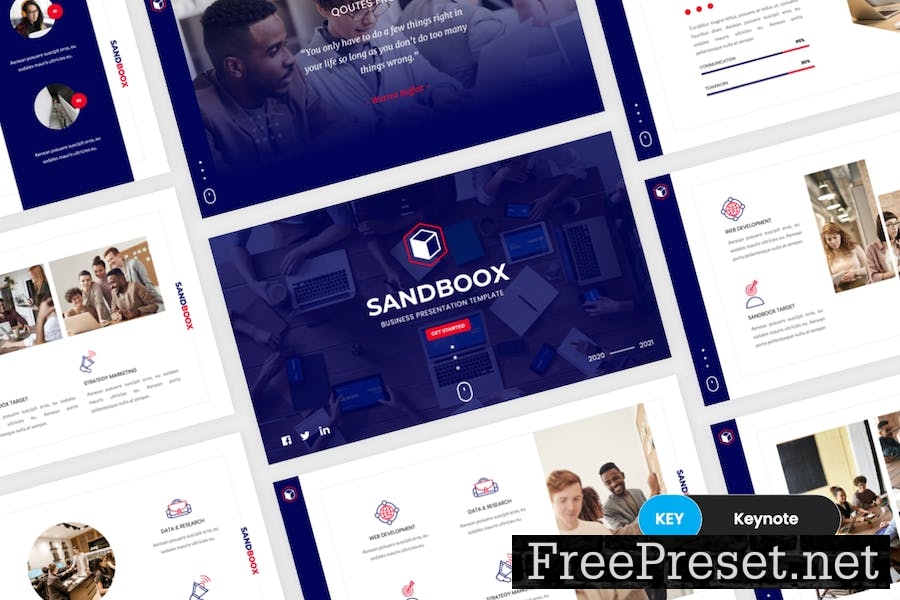 Sandboox - Business Keynote Template LQMH4ZG