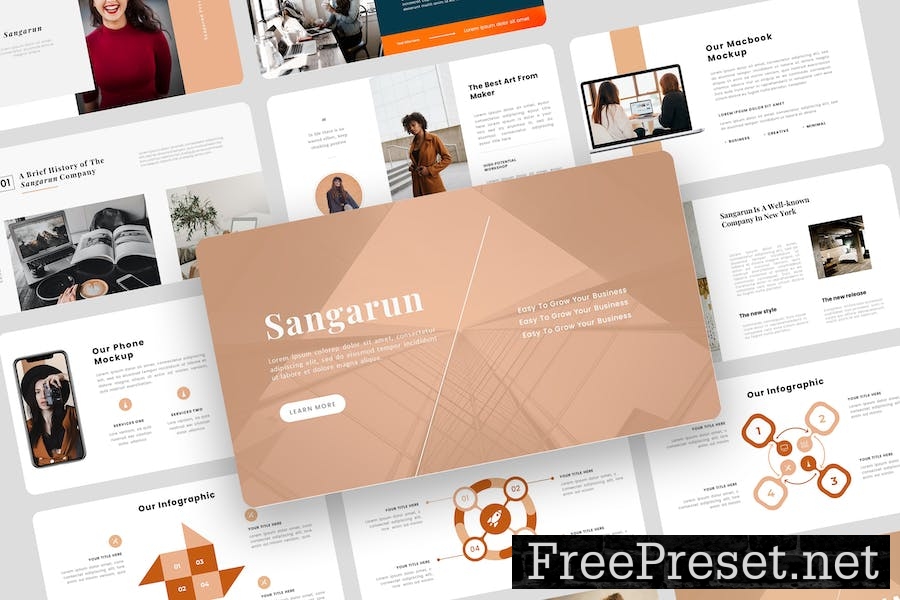 Sangarun - Creative Business Keynote Template 8VR43NQ