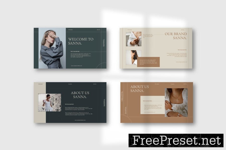 Sanna Fashion Keynote Template F35XF3F