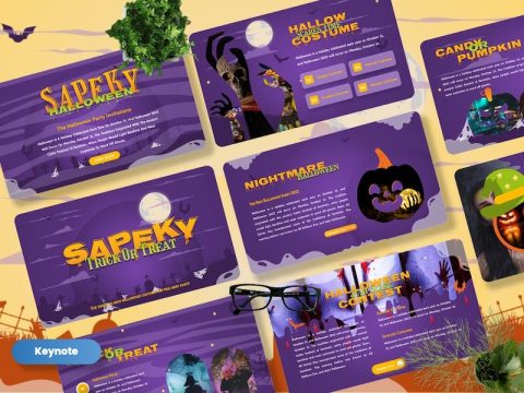 Sapeky - Halloween Keynote Template WYL5U6T