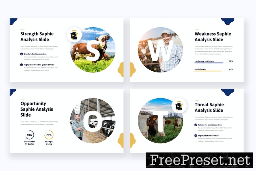 Saphie - Dairy Farm & Milk Keynote Template BF4HK96