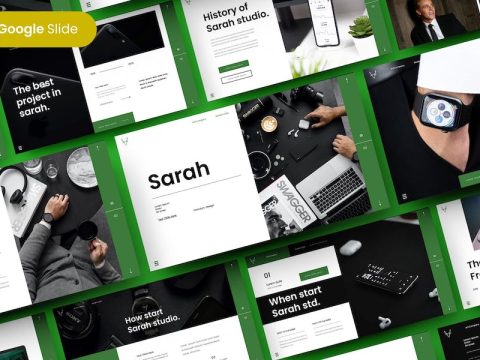 Sarah - Business Google Slide Template JNBJZ8T