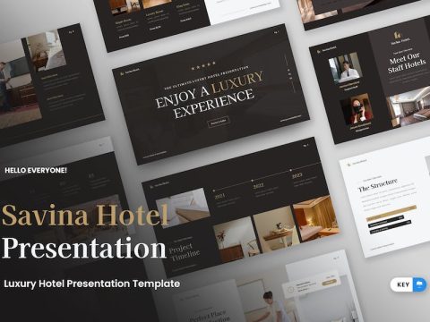 Savina - Luxury Hotel Keynote Template JZ3ZUYX