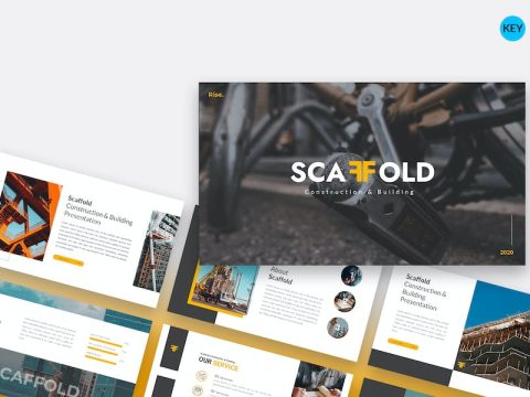 Scaffold – Construction Keynote Template D77RCF9