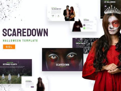 Scaredown - Google Slides Template F9UNUTF