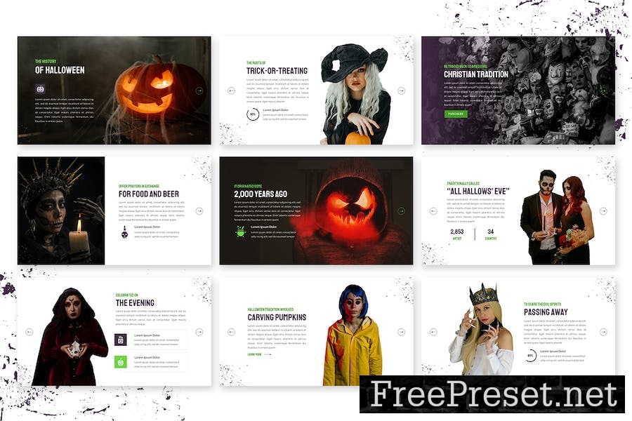 Scaredown - Powerpoint Template HKMFCLQ