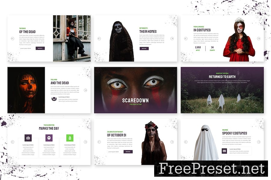 Scaredown - Powerpoint Template HKMFCLQ