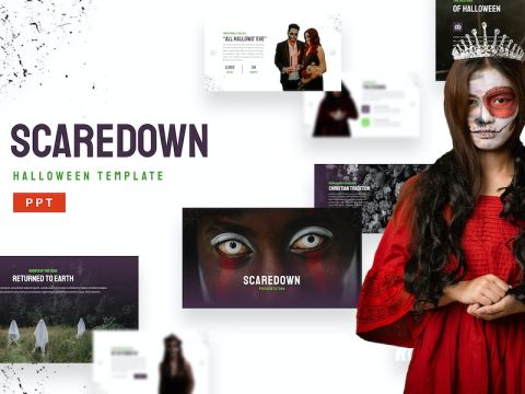 Scaredown - Powerpoint Template HKMFCLQ