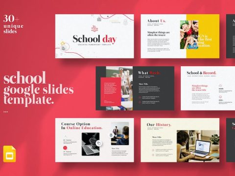 School Presentation Google Slides Template DYGW56L