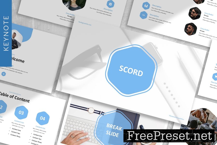 Scord - Business Keynote Template SB5KYXB